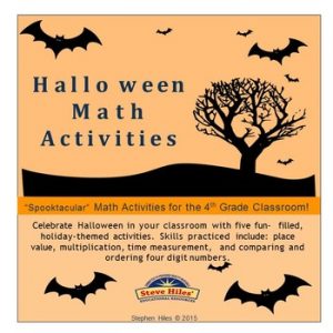 Halloween Math Activities: Grade 4