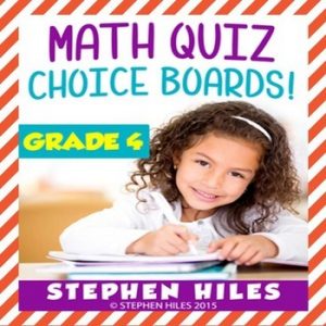 Math Quiz: Choice Boards - Grade 4