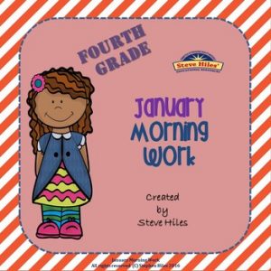 January Morning Work: Fourth Grade