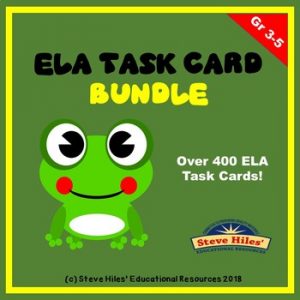 ELA Task Card Bundle: Grades 3-5