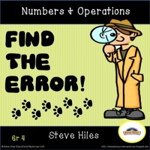 Error Analysis Math Tasks: Numbers & Operations