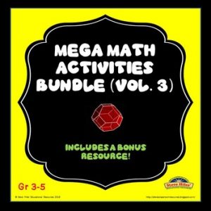 Mega Math Activities Bundle (Vol.3)