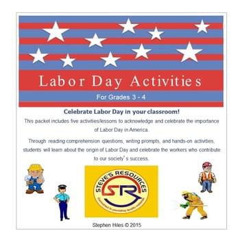 Labor Day Activities! Grades 3-4