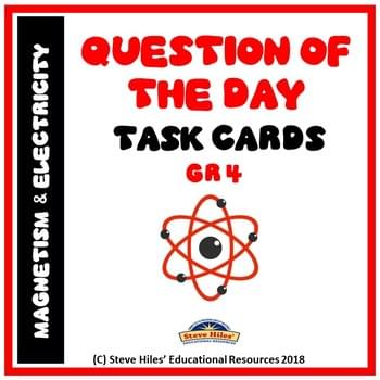 Magnetism & Electricity Question of the Day Task Cards